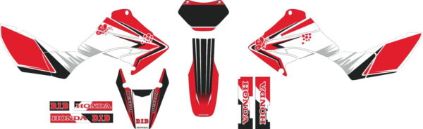 Комплект наклеек на HONDA XR-250 TORNADO-05 2001-2009