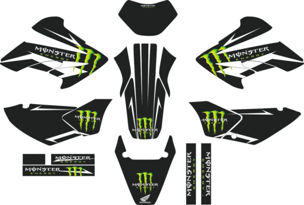 Комплект наклеек на HONDA XR-250 TORNADO-06 2001-2009