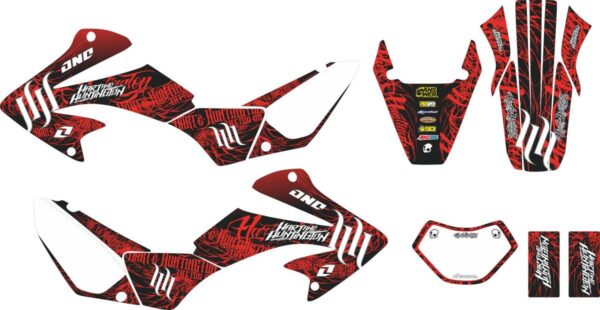 Комплект наклеек на HONDA XR-250 TORNADO-15 2001-2009