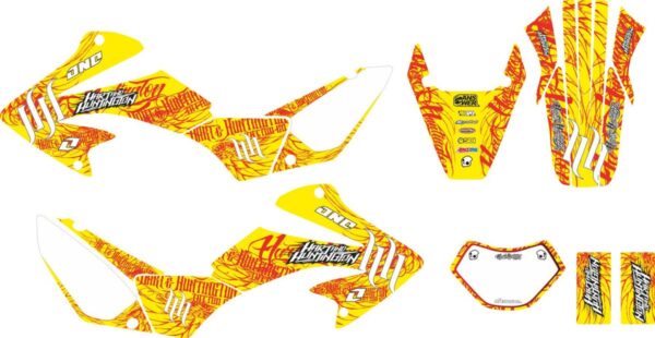 Комплект наклеек на HONDA XR-250 TORNADO-16 2001-2009