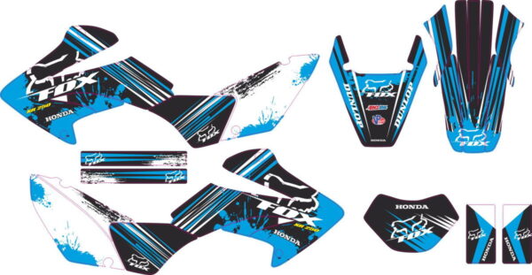 Комплект наклеек на HONDA XR-250 TORNADO-31 2001-2009