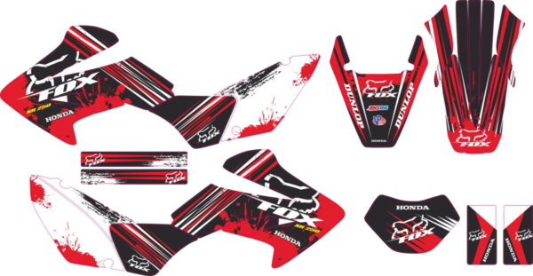 Комплект наклеек на HONDA XR-250 TORNADO-33 2001-2009