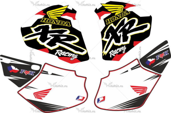 Комплект наклеек Honda XR-400 1996-2004