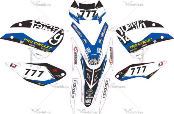 Комплект наклеек HUSABERG 2009-2012