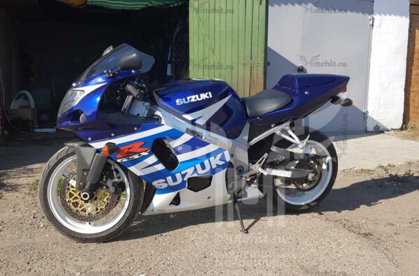 Комплект наклеек SUZUKI GSX-R-600 2003 BLUE — изображение 3