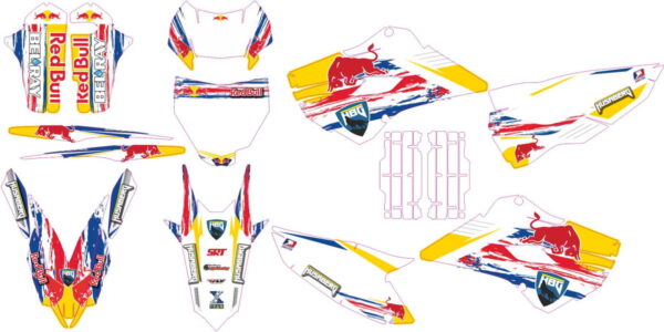 Комплект наклеек на HUSQVARNA TC-125-250-FC-250-350-450 2014-2015 03