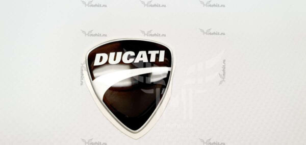 Наклейка DUCATI LOGO RED объемная — изображение 3