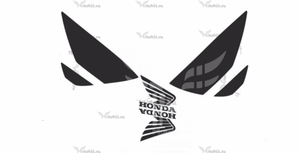 Комплект наклеек Honda CBR-600-F4I 2001-2005 silver sides tank