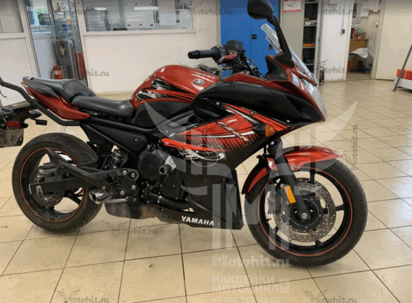 Комплект наклеек на мотоцикл Yamaha FZ6R 2013 — изображение 2