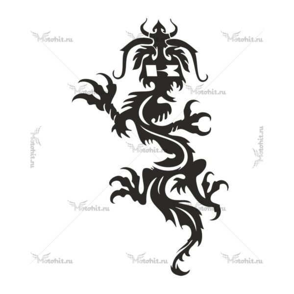 Наклейка Kawasaki DRAGON