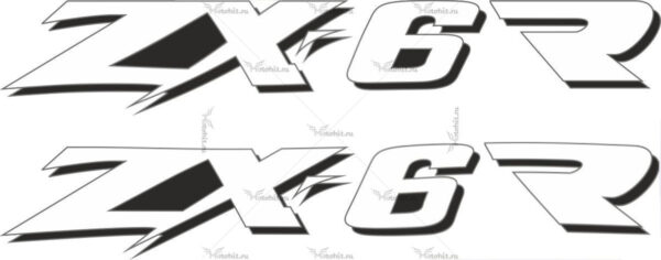 Наклейка Kawasaki ZX-6R