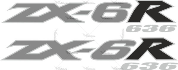 Наклейка Kawasaki ZX-6R-636