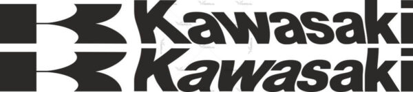 Наклейка надпись Kawasaki K