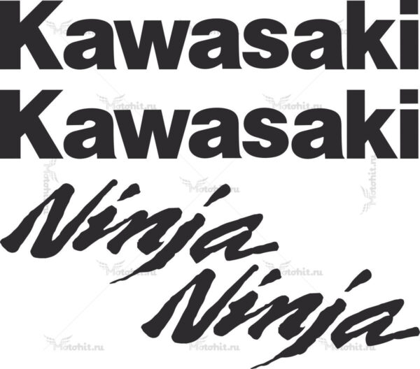 Комплект наклеек Kawasaki EX-250R Ninja