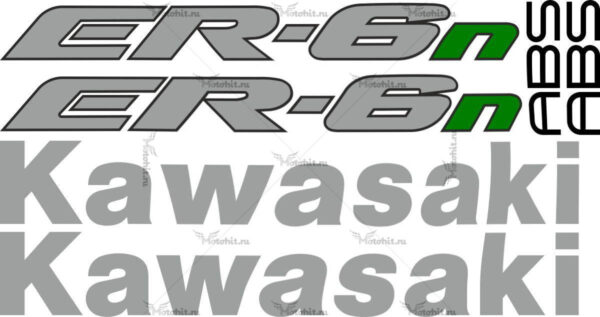 Комплект наклеек Kawasaki ER-6N