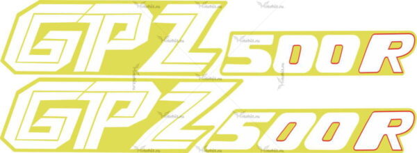 Комплект наклеек Kawasaki GPZ-500-R