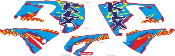 Комплект наклеек Kawasaki KLX-650 2004