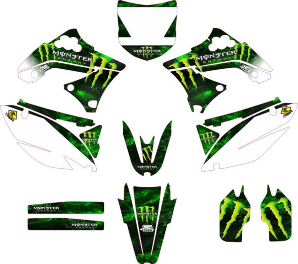 Комплект наклеек на KAWASAKI KX-250F 2009-2012 2