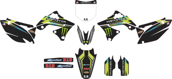 Комплект наклеек на KAWASAKI KX-450F 2009-2012