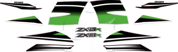 Комплект наклеек на KAWASAKI ZX-6R 2015