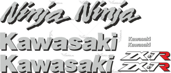 Комплект наклеек Kawasaki ZX-7R 1996