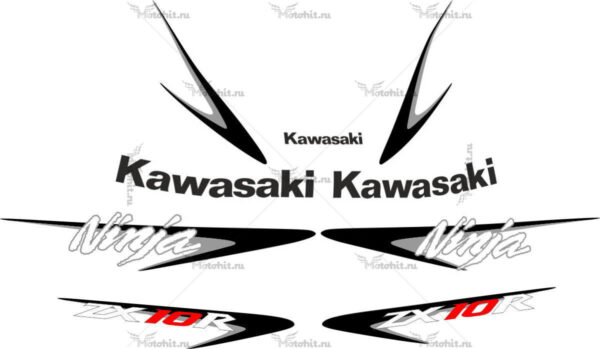 Комплект наклеек Kawasaki ZX-10-R 2007