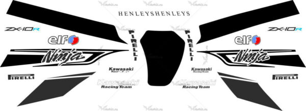 Комплект наклеек Kawasaki ZX-10-R 2011 CIRCUITO