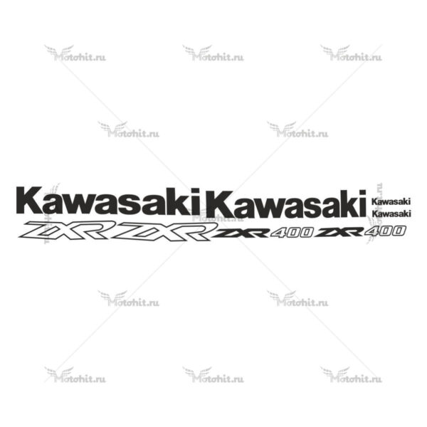 Комплект наклеек Kawasaki ZXR-400 1997