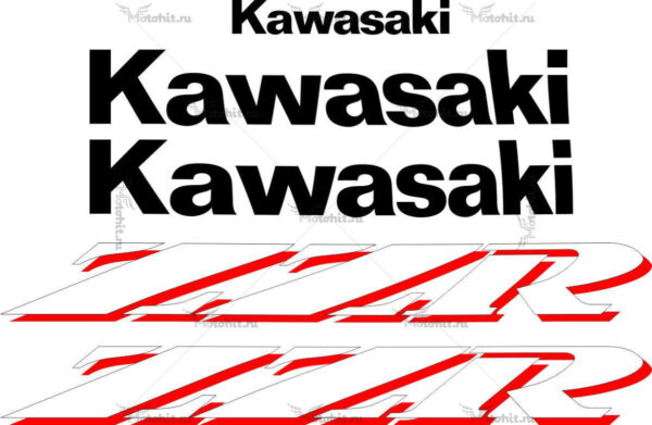 Комплект наклеек Kawasaki ZZR-250 1990-2006