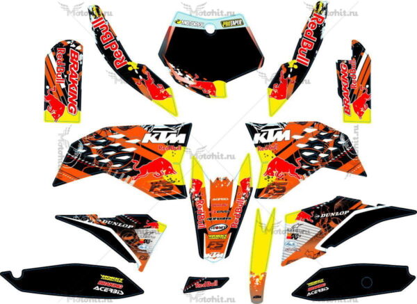 Комплект наклеек KTM SX-65 2009-2015