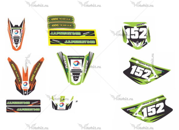 Комплект наклеек KTM SX-65 2010 HOANI