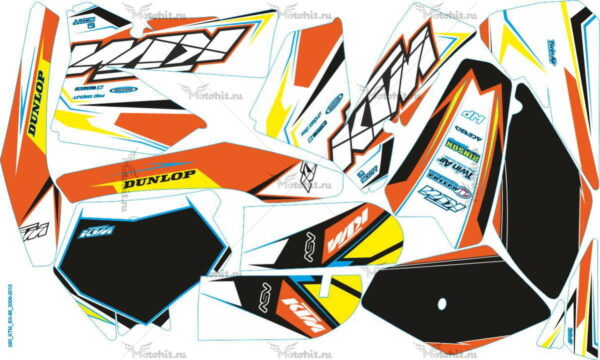 Комплект наклеек KTM SX-85 2006-2012
