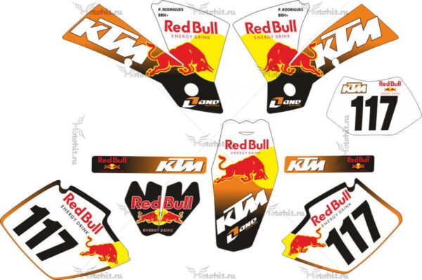 Комплект наклеек KTM SX-125 2003-2004