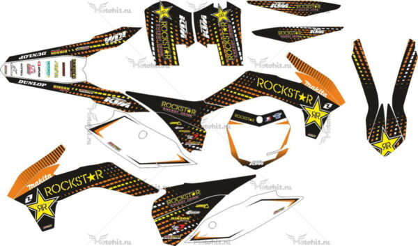 Комплект наклеек KTM SXF 2013-2015