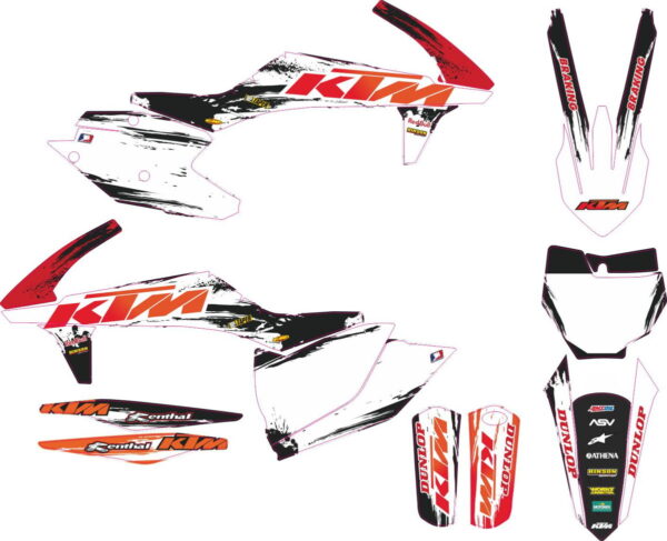Комплект наклеек на KTM SXF-450-250 2016-2018 10
