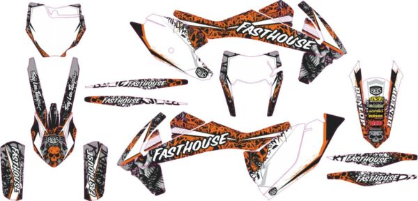 Комплект наклеек на KTM SXF-450-250 2016-2018 26