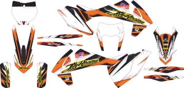 Комплект наклеек на KTM SXF-450-250 2016-2018 NEW