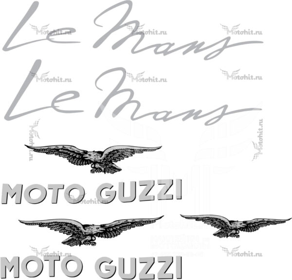 Комплект наклеек Moto Guzzi Le-Mans 2002
