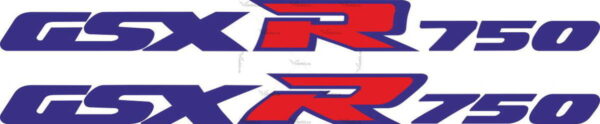 Наклейка SUZUKI GSX-750-R 1989 LOGO-LINE
