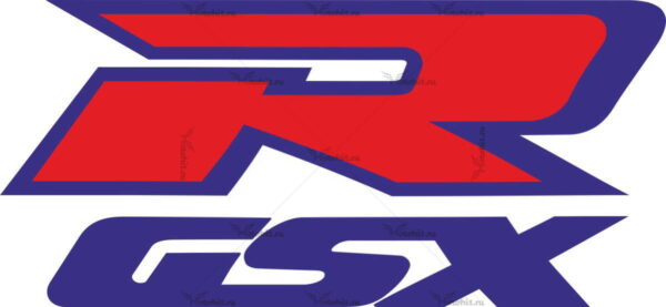 Наклейка SUZUKI GSX-750-R 1989 LOGO-SQUARE