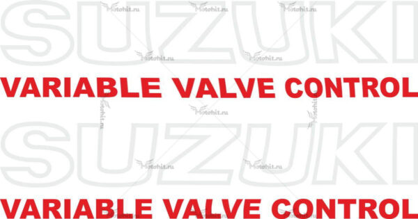 Наклейка SUZUKI VALVE-CONTROL