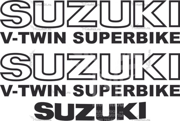 Наклейка SUZUKI V-TWIN-SUPERBIKE
