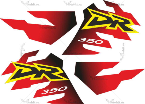 Комплект наклеек SUZUKI DR-350 1998