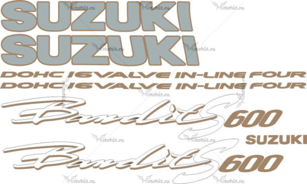 Комплект наклеек SUZUKI GSF-600-S 1997 BANDIT