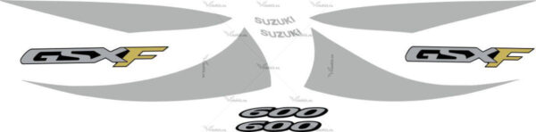 Комплект наклеек SUZUKI GSX-600-F 2000-2002
