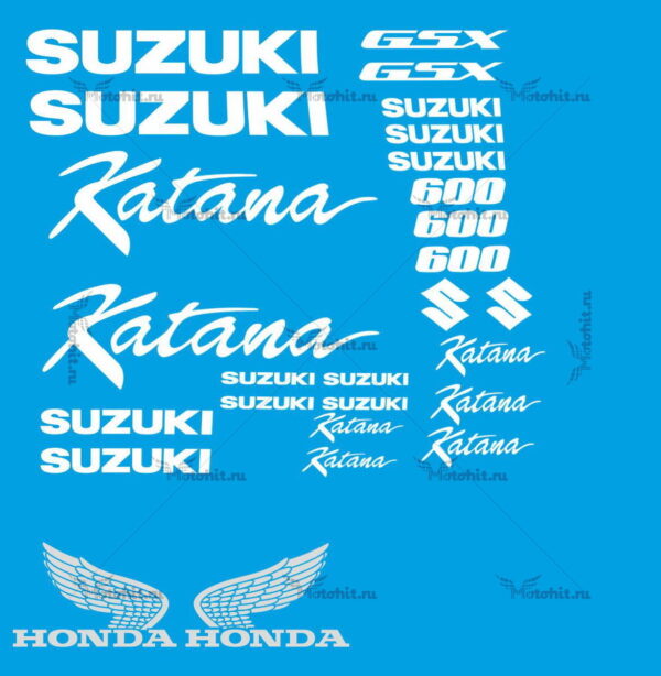 Комплект наклеек SUZUKI GSX-600 KATANA