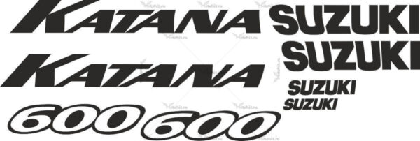 Комплект наклеек SUZUKI GSX-600 KATANA 2003