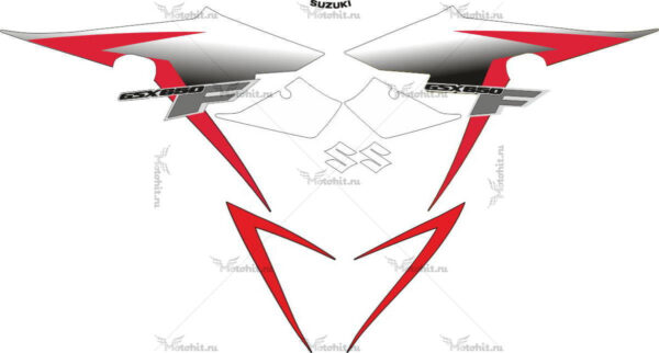 Комплект наклеек SUZUKI GSX-650-F 2010-2011