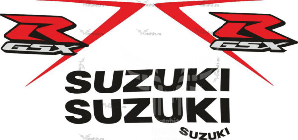 Комплект наклеек на SUZUKI GSX-R-600 2016