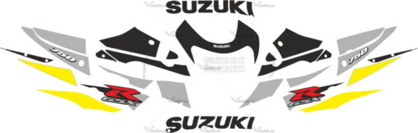 Комплект наклеек SUZUKI GSX-R-750 2001 BLACK
